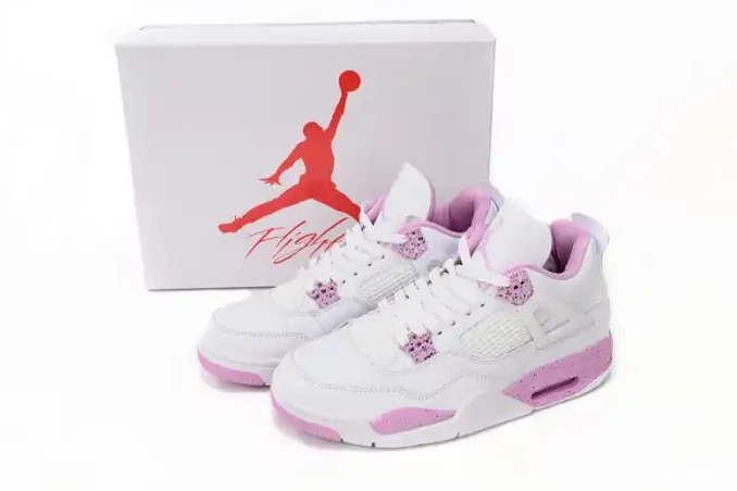 MaikeSneakers Pink Jordan White CT8527-116 Retro 4 0524